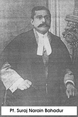 Pt. Suraj Narain  Bahadur