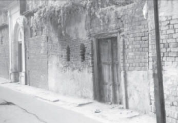 Portion of the Haveli used by servants.