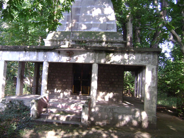 Front view of Shri Jagan Nath Bairav Temple, Achan, Pulwama