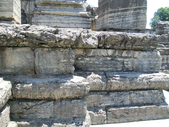 Base of the Main Temple
