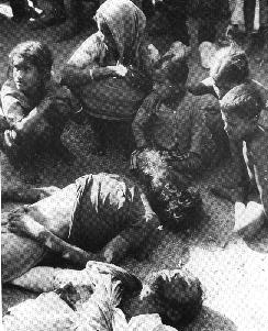 Massacre in East Pakistan.