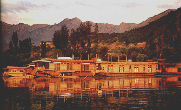 House Boats on Dal Lake in Srinagar