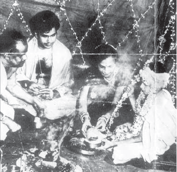 A Saraswat Jenav ceremony